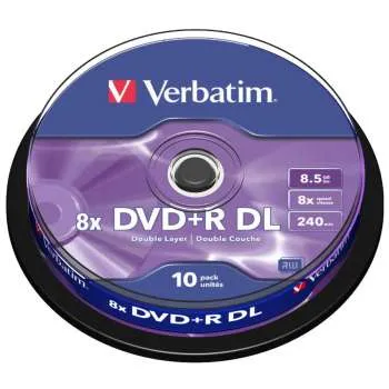 VERBATIM DVD+R DL 10/1 PAKOVANJE 8,5 GB 
